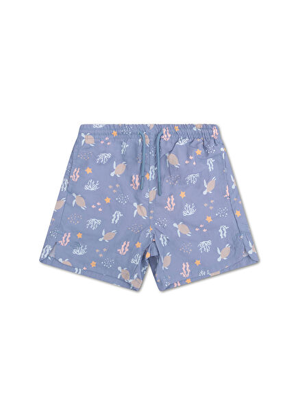 Coral Bliss Loose Fit Boys' Swim Shorts
