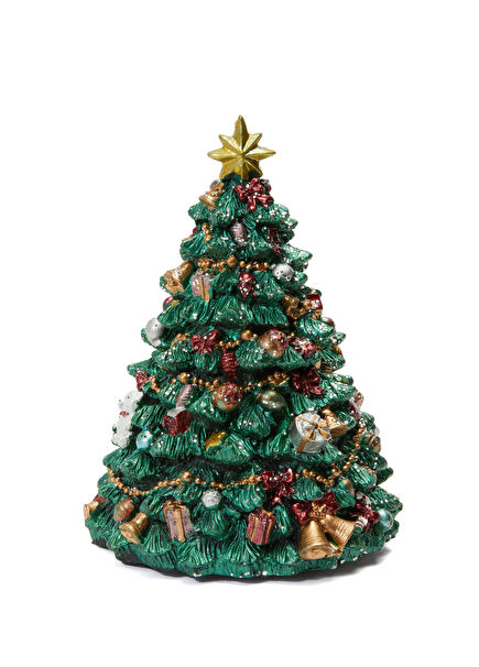 Noel Ağacı Formlu Yılbaşı Süsü