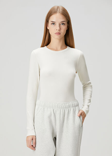 Hold Tight Ivory Long Sleeve T-Shirt