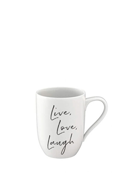 Statement Live Love Laugh Porcelain Cup