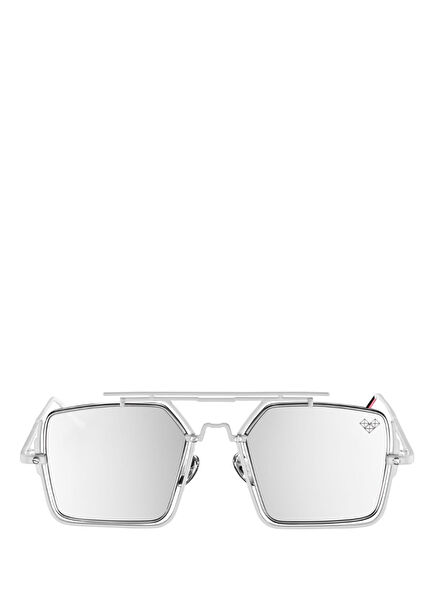Marcus Mirrored Steel Sunglasses