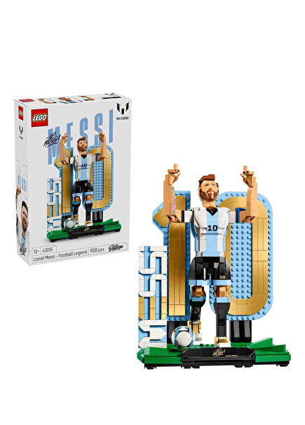 Editions Lionel Messi Futbol Efsanevi 958 Parça 12+ Yaş Dekoratif Model Yapı Oyuncağı