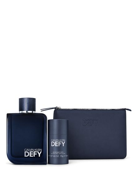 Defy Parfum 200 ml + Deodorant 75 gr + Laptop Çantası Erkek Parfüm Seti