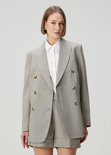 Gri Yün Blazer