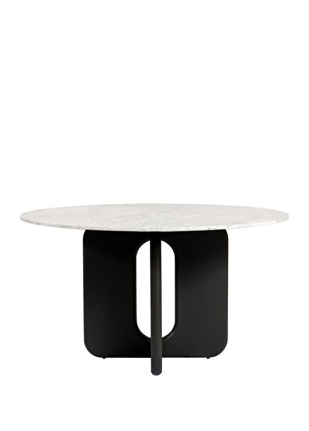 Mc. Mullan Black Oak Marble Top Dining Table