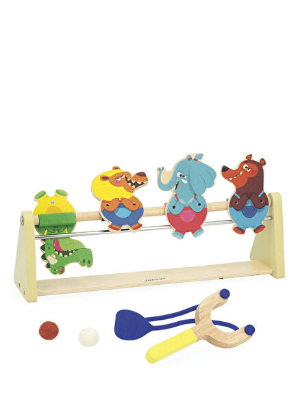 Devirme Atış ve Fırlatma Çocuk Oyun Seti