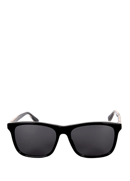 Siyah Dikdörtgen Formlu Erkek Güneş Gözlüğü