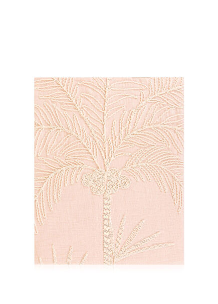 Powder Cotton Tasseled Throw Sofa Shawl 170 x 130 cm