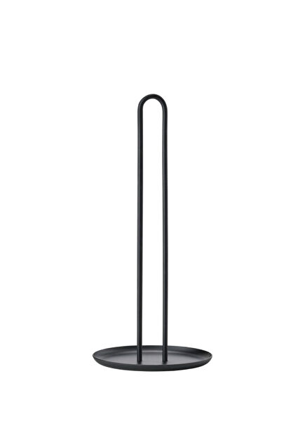 Singles Siyah Metal Tezgah Üstü Kağıt Havluluk