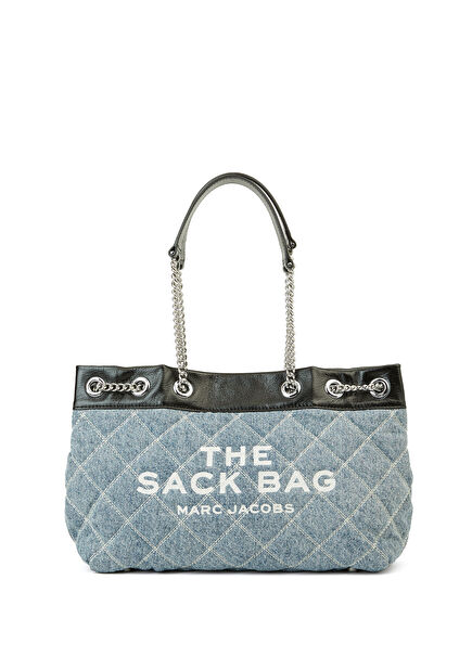 The Sack Mavi Kapitoneli Kadın Denim Hobo