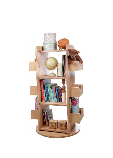 Beech Wood 104x56 cm Bookshelf