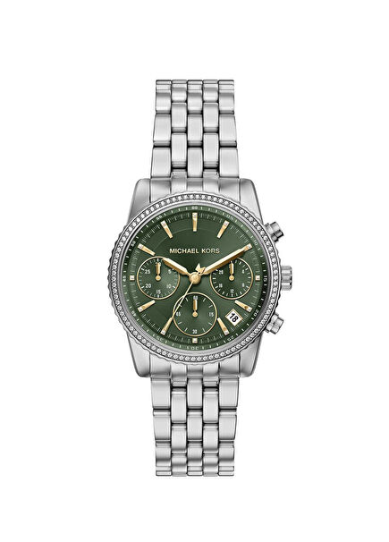 MK7583 Metallic Grey Steel Ladies' Watch