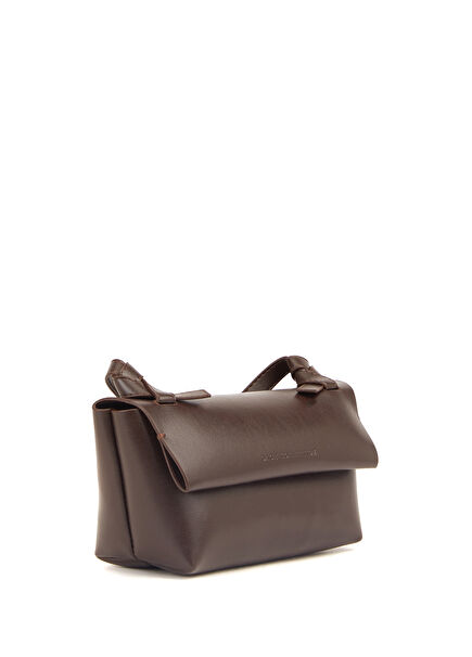 Brown Leather Women's Shoulder Bag