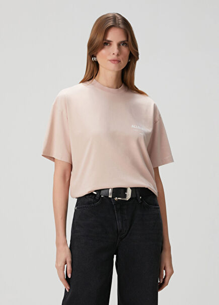 Underground Etta Açık Pembe Oversized T-shirt