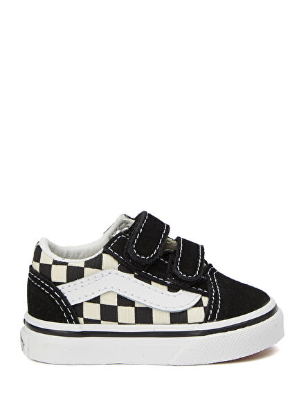 Old Skool V Black Kids Leather Sneaker