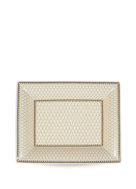 GC Antler Trellis Ivory Decorative Plate Trinket Tray