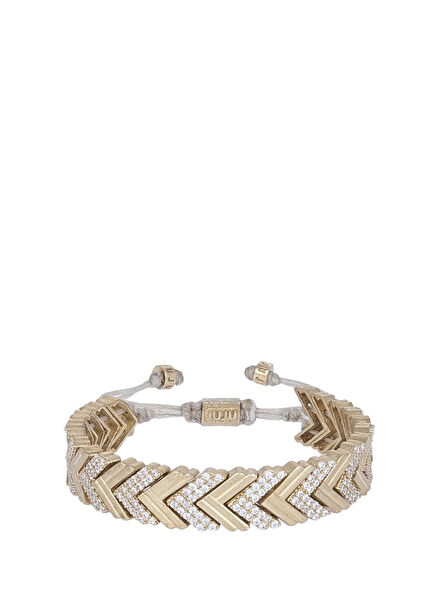 Sign Stone Bronze Handmade Women's Bracelet