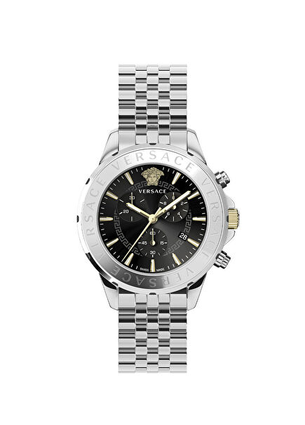 Metallic Grey Men's Wristwatch