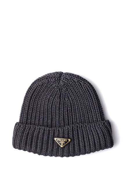 Grey Wool Women's Beanie