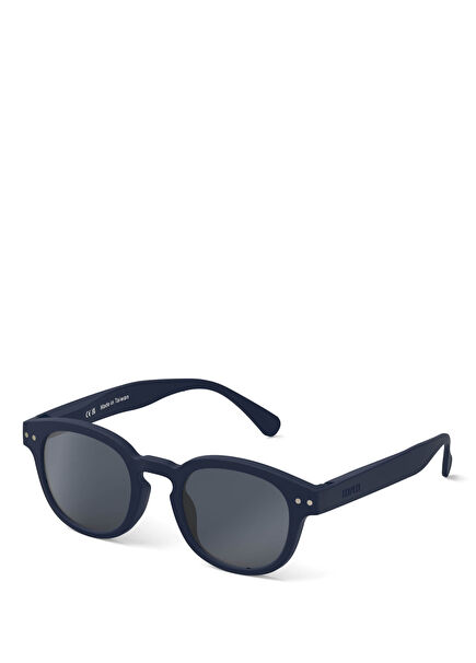 Kids #c Navy Blue Navy Unisex Kids Sunglasses