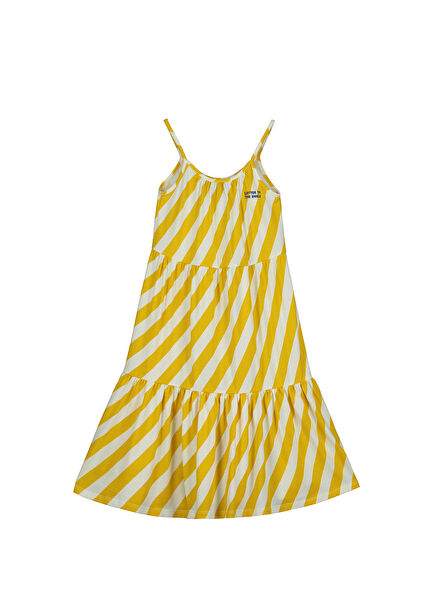 Jakarta Yellow Girls Organic Cotton Dress