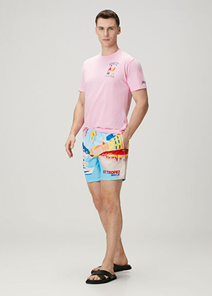 Gustavia Placed Beli Kordonlu Mayo