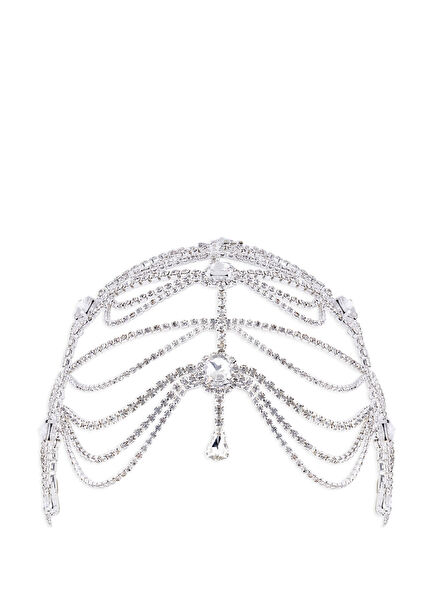Inaya Gümüş Kristal Taşlı Kadın Saç Aksesuarı