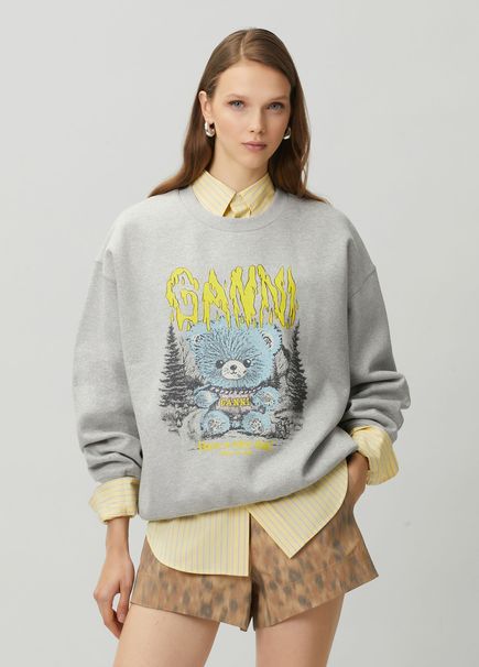 Forest Teddy Grey Sweatshirt