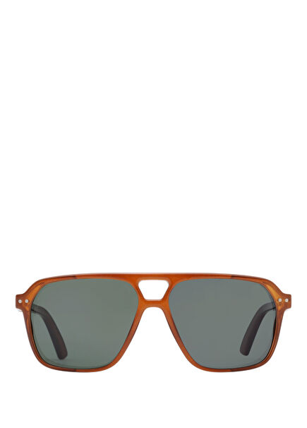 The Driver Kahverengi Asetat Unisex Güneş Gözlüğü