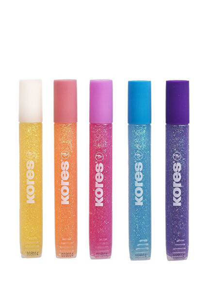 Pastel Glitter Glue 5-pack Sparkly Adhesive