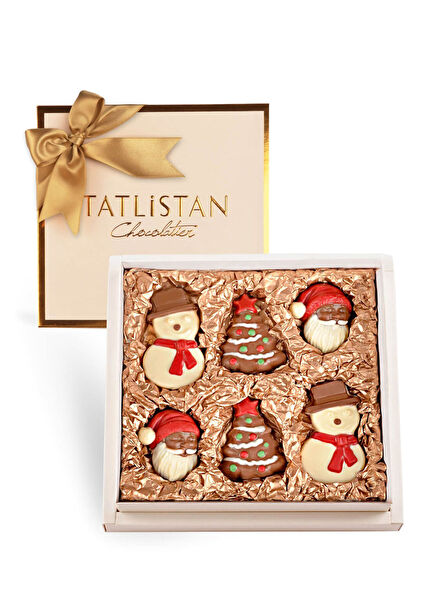 Kardan Adamlı Ve Noel Babalı Yılbaşı Çikolatası 200 gr