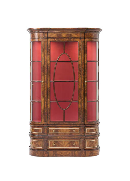 Althorp Brown Solid Drawer Display Case