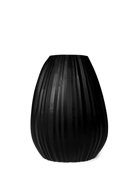 Otavalo Tall Black Glass Decorative Object