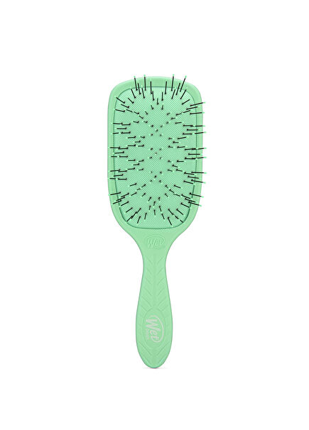 Go Green Paddle Detangler Yeşil Kalın Telli Saçlar İçin Geniş Saç Fırçası