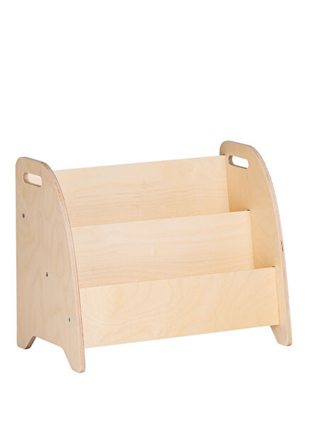 Montessori Birch Wooden Portable Angled Children's Bookcase 60 cm