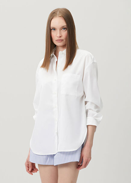 Connie Beyaz Gömlek