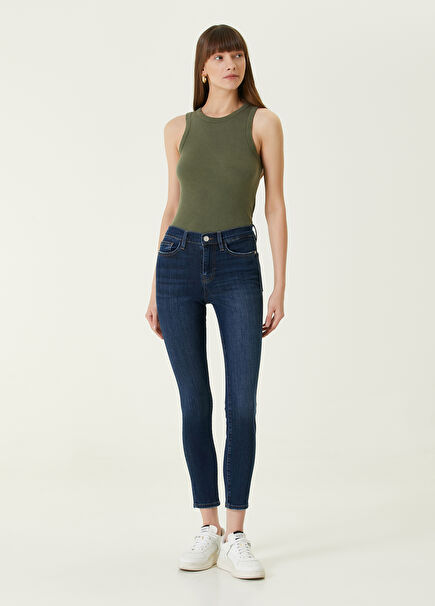 Le High Skinny Lacivert Jean Pantolon