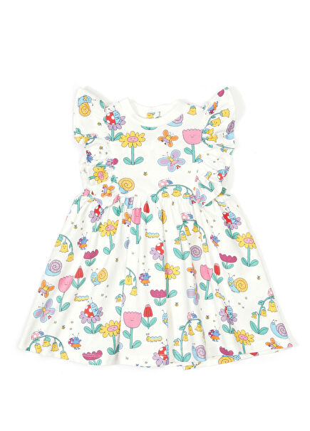 Çok Renkli Kız Bebek Elbise