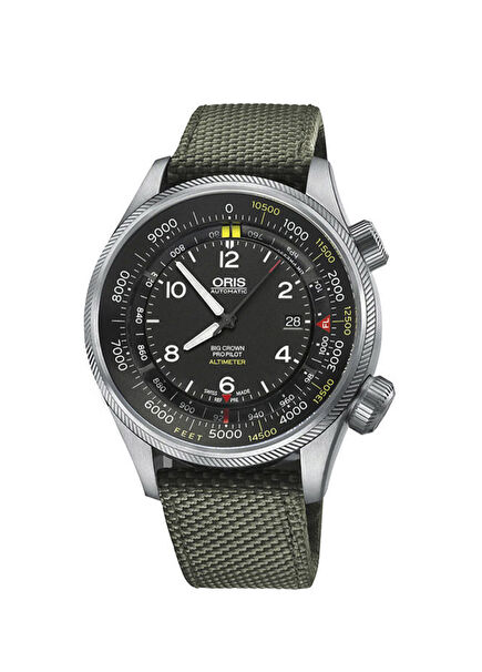 Big Crown Pro Pilot 01 733 7705 4134-Set 5 23 14FC Haki Erkek Kol Saati