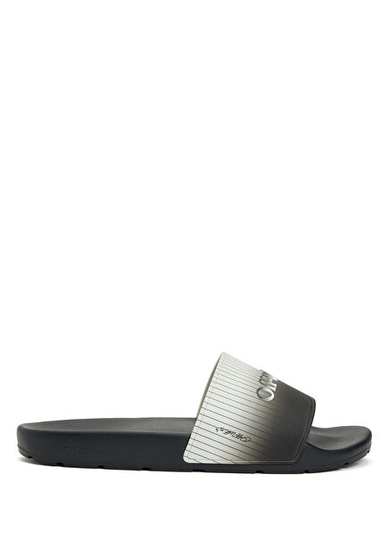 Bookish Black and White Men's Slippers