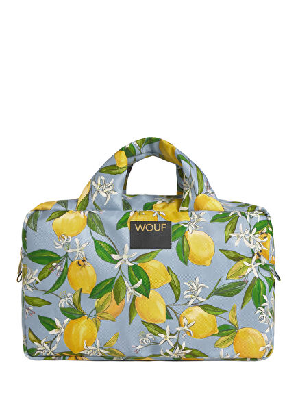 Capri Patterned Oversized Women's Makeup Bag