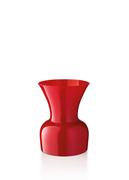 Profile of Daisy Red Glass Small Size Vase
