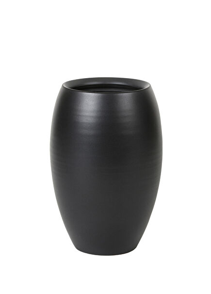 Cresta Siyah Seramik Saksı 35 cm