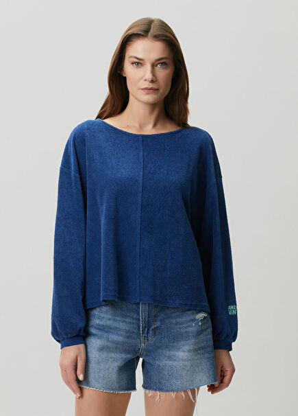 Fuxow Lacivert Sweatshirt