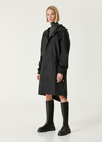 Fishtail Black Parka