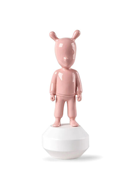 The Guest Little Pink White Porcelain Sculpture