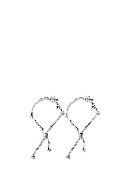Forms Sea Reflections Womens Silver Earrings
