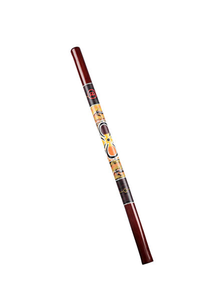 DDG1-R Red Painted Bamboo Didgeridoo 