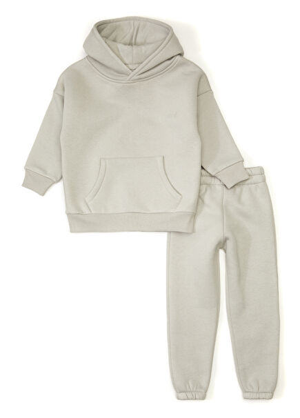 Brown Raised Children's Tracksuit