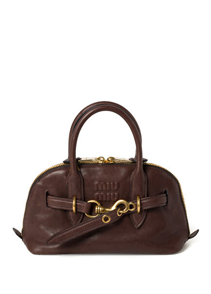 Aventure Kahverengi Napa Deri Kadın El Çantası